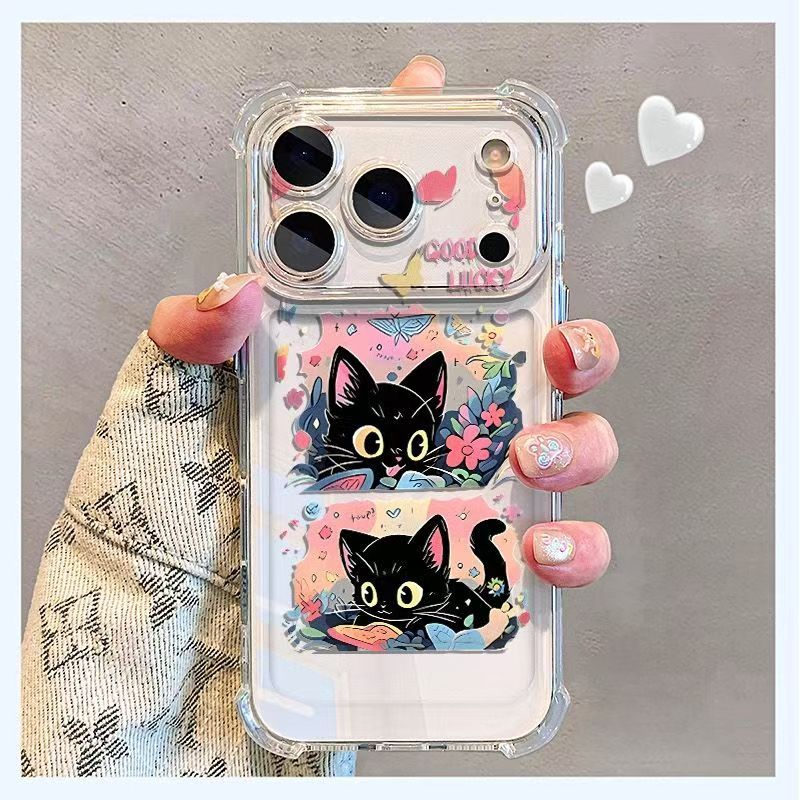 Quick-กันกระแทกสี่มุม เคสไอโฟน iPhone 17ProMax 16 ProMax 15/14 Pro 14 Plus 13 12 11-ZRQSJFSTKK204