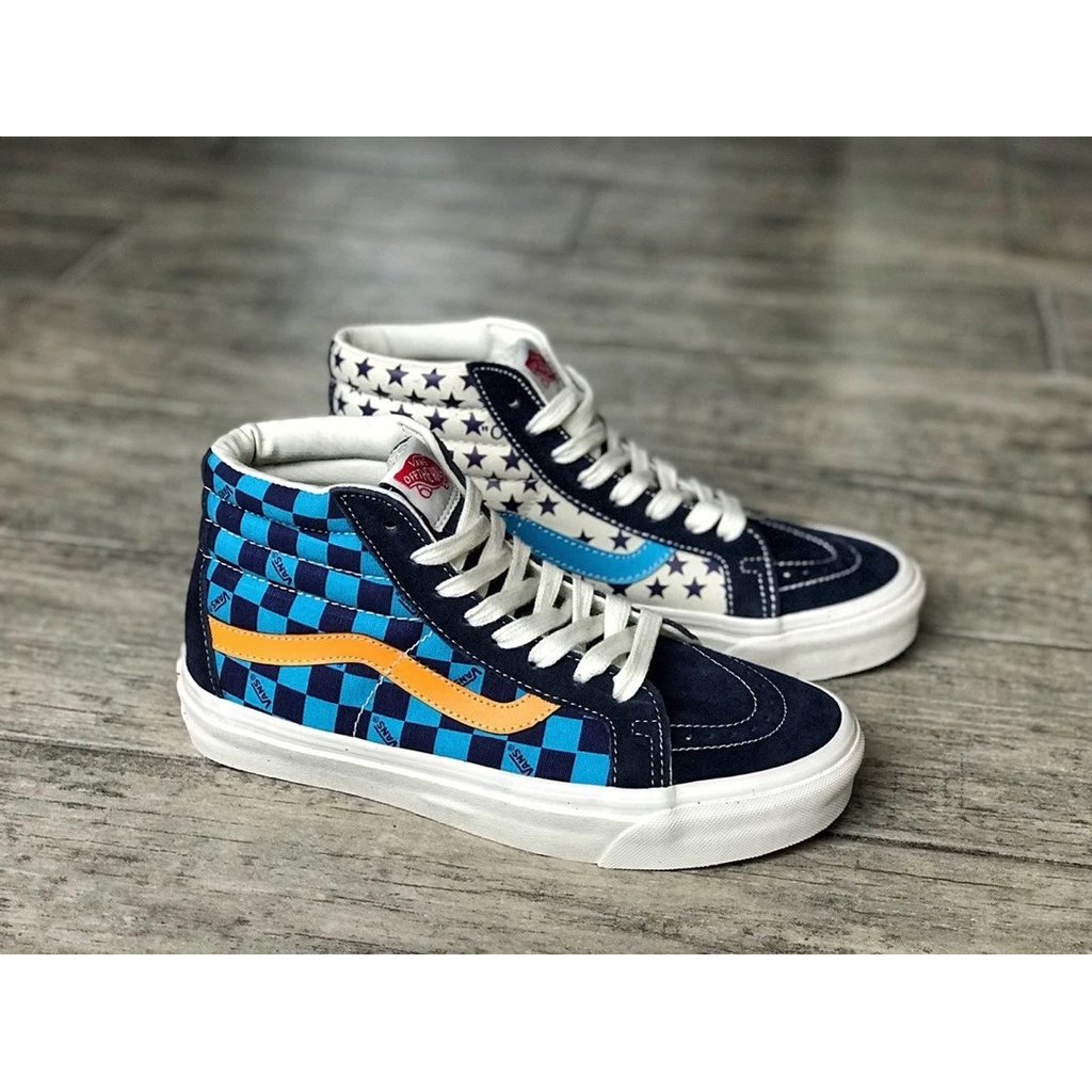 VANS VAULT OG SK8 HI LX High Help​กระดานหมากรุก​ตาราง​ 
ดาว‎กระดานหมากรุกดาว‌เย็บเย็บเย็บ