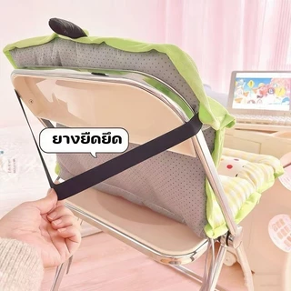 เบาะรองเก้าอี้ นั่งสบาย มีพนักพิง ลายการ์ตูน เบาะรองนั่งพนักพิง 45*82*8cm