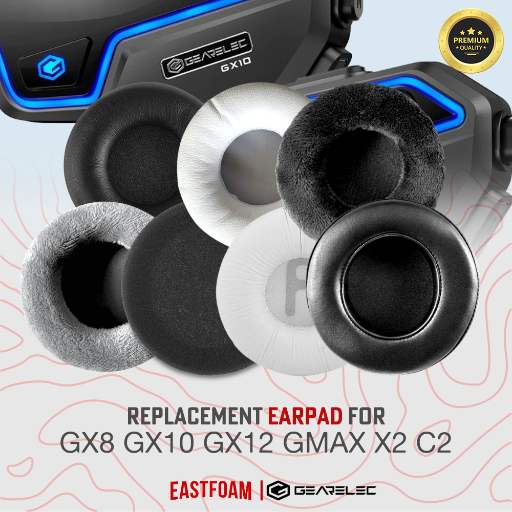 Earpad Earcup แผ่นรองหูฟัง Gearelec GX8 GX10 GX12 GMAX X2 C2 แผ่นโฟมแผ่นโฟม