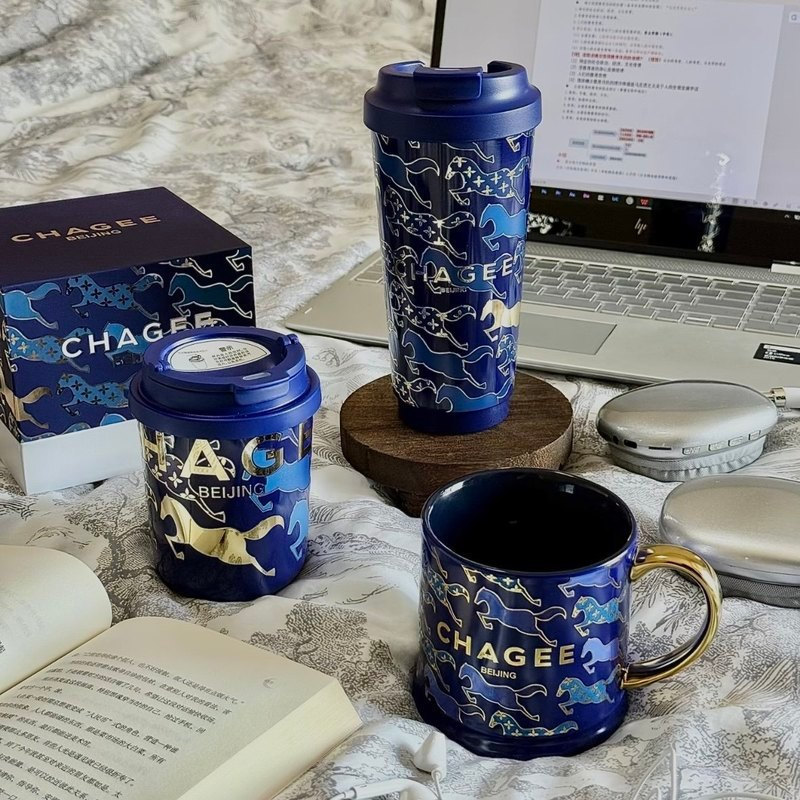 ถ้วยรุ่นลิมิเต็ด China CHAGEE City Beijing Limited Edition 316 ถ้วยสแตนเลสถ้วยโต๊ะแก้วเก็บความร้อนขนาดเล็กแก้ว