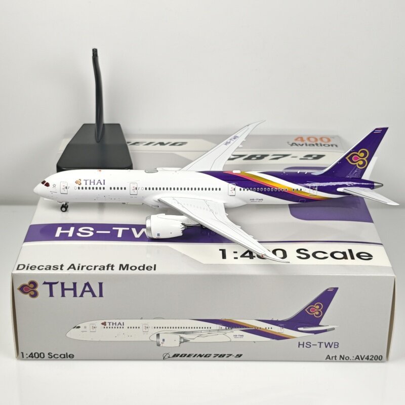 Aviation 1: 400 THAI THAI Airlines B787-9 HS-TWB โมเดลเครื่องบินโลหะผสม