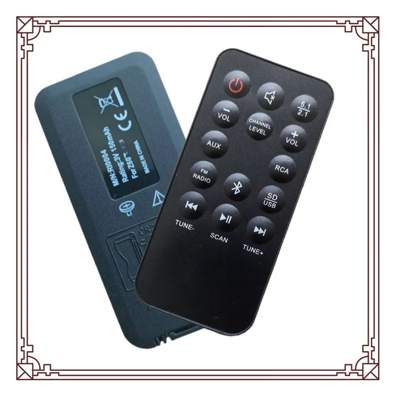 เหมาะสําหรับระบบลําโพงเซอร์ราวด์ Logitech Z607 RI0004 Z606 รีโมทคอนโทรลใหม่