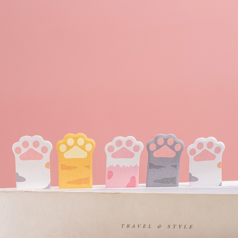 Tiangao Cats Claw Sticky Notes Notes Notes N Times Stickers Writable Notes Notebook Stickers Noteboo