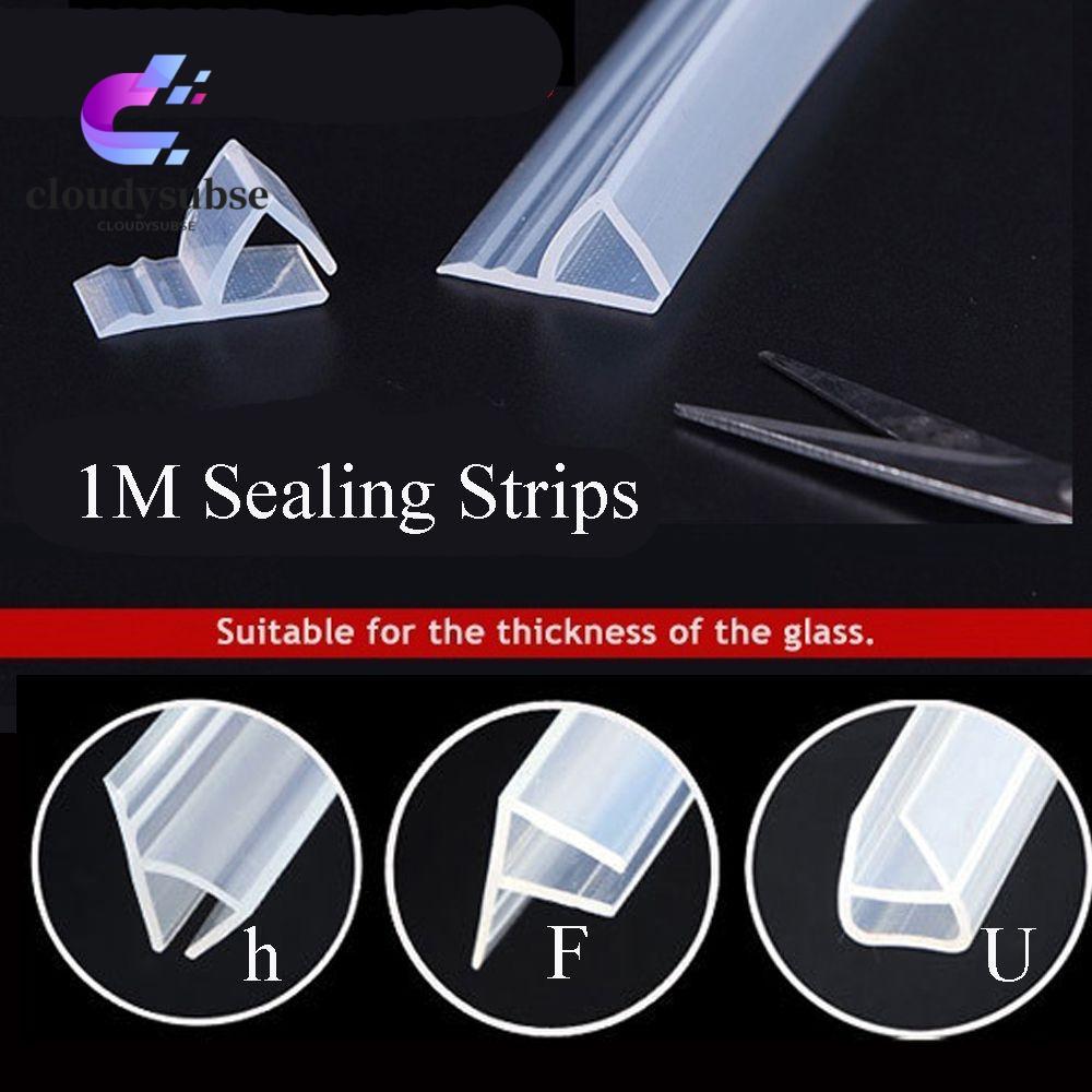 CLOUD 1M 6-12 มม.FU h รูปร่างซีล Strip Home & Living Home Improvement ฮาร์ดแวร์ประตูกระจก Weatherstr