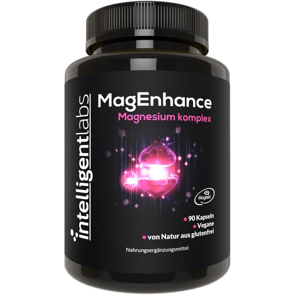 MagEnhance Magtein® เม็ดเสริมสมอง คอมพลี็กซ์แมกนีเซียม L-Threonate พร้อม Glycinate และ Taurine 90 แค