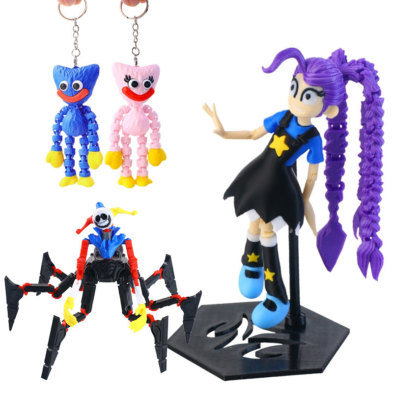 3D พิมพ์ Poppy Playtime Chapter 5 Lily Lovebraids ต้นแบบ Chumpkins Poppy Playtime Action Figure
