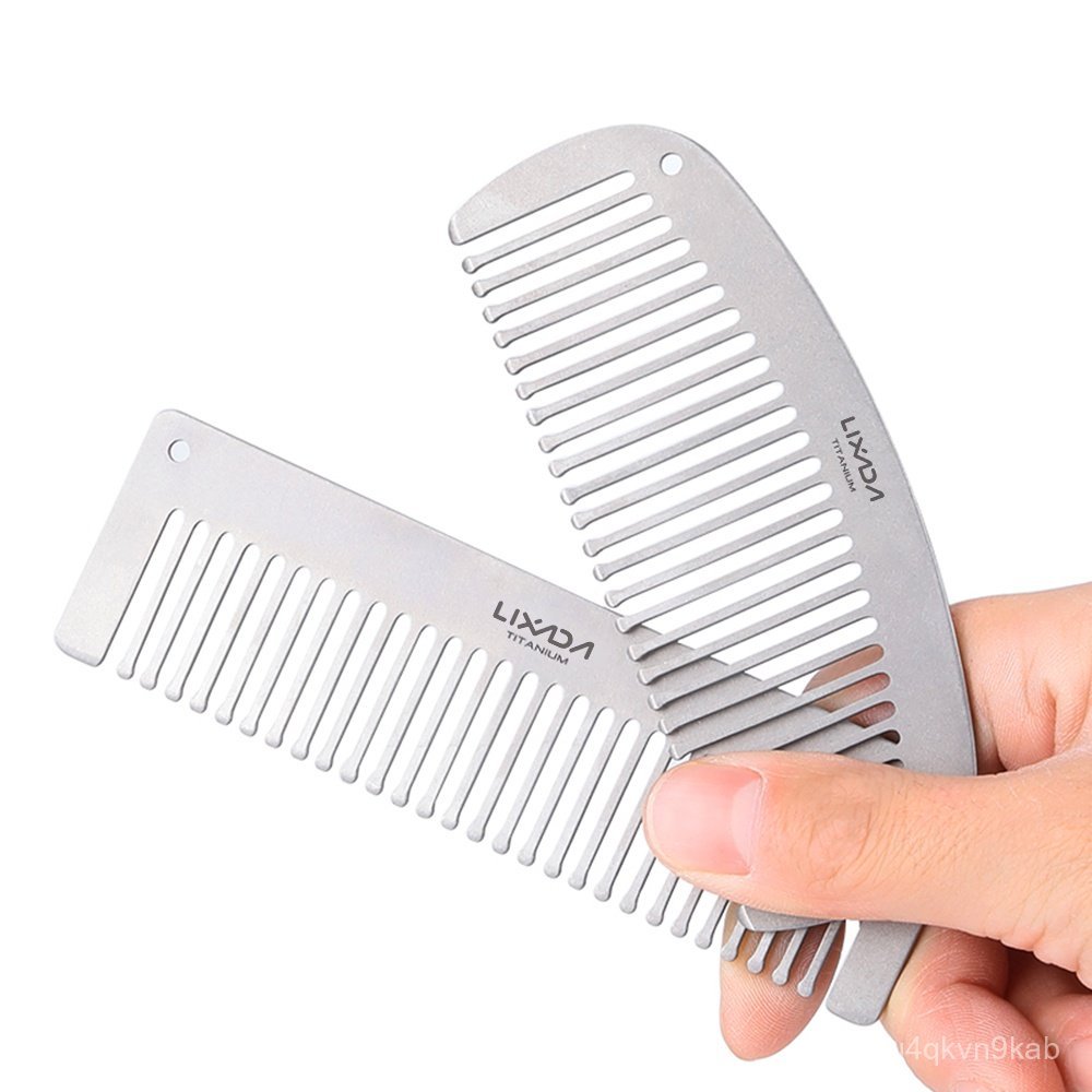 Lixada Titanium Comb Anti-Static Hair Beared Comb Pocket Comb[A][New Arrival]