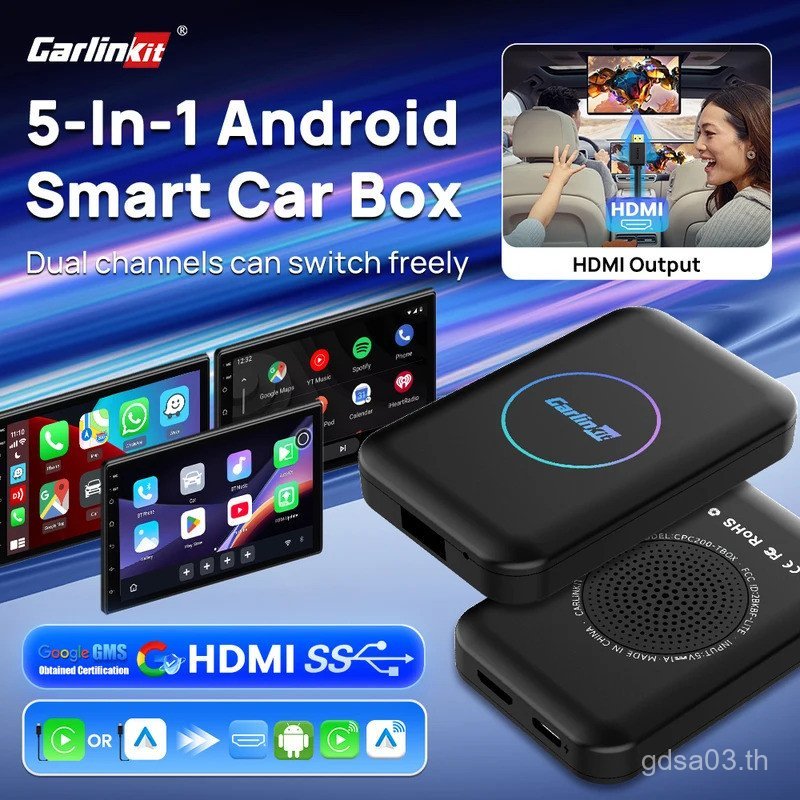 CarlinKit Android TV Box CarPlay Ai Box Support Netflix IPTV Google Play Store Wireless CarPlay & An