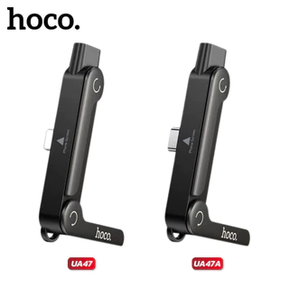 HOCO UA47 series ตัวแปลงหัวชาร์จ Type-C / iOS to Type-C + ขาตั้งมือถือ 2in1 ชาร์จเร็ว PD 240W / 30W โอนข้อมูลได้ hc5