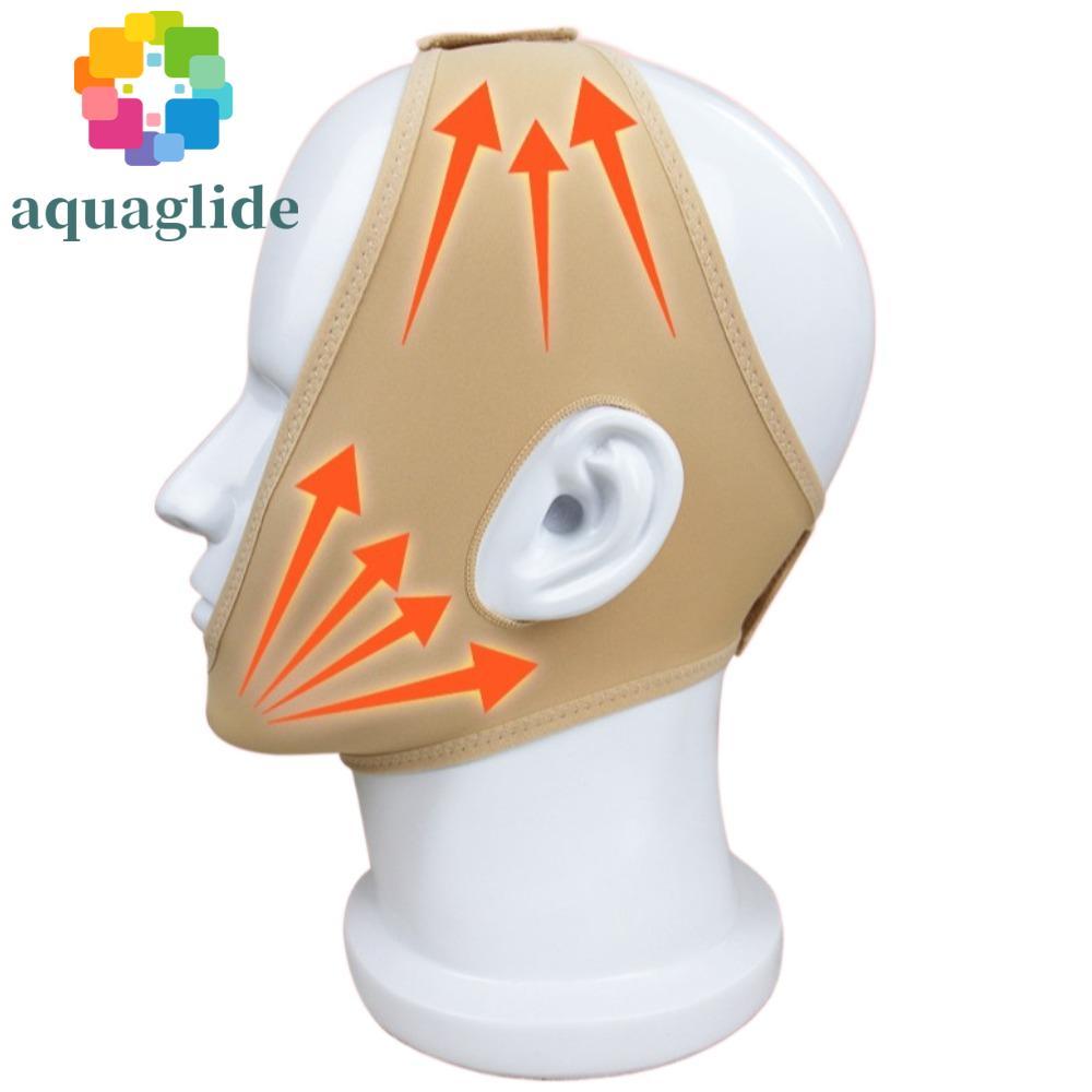 AQUAGLIDE Cheek Slimming Mask, V Shaper V Line Face Lifting Oval Mask, Simple Anti Wrinkle Sculpting