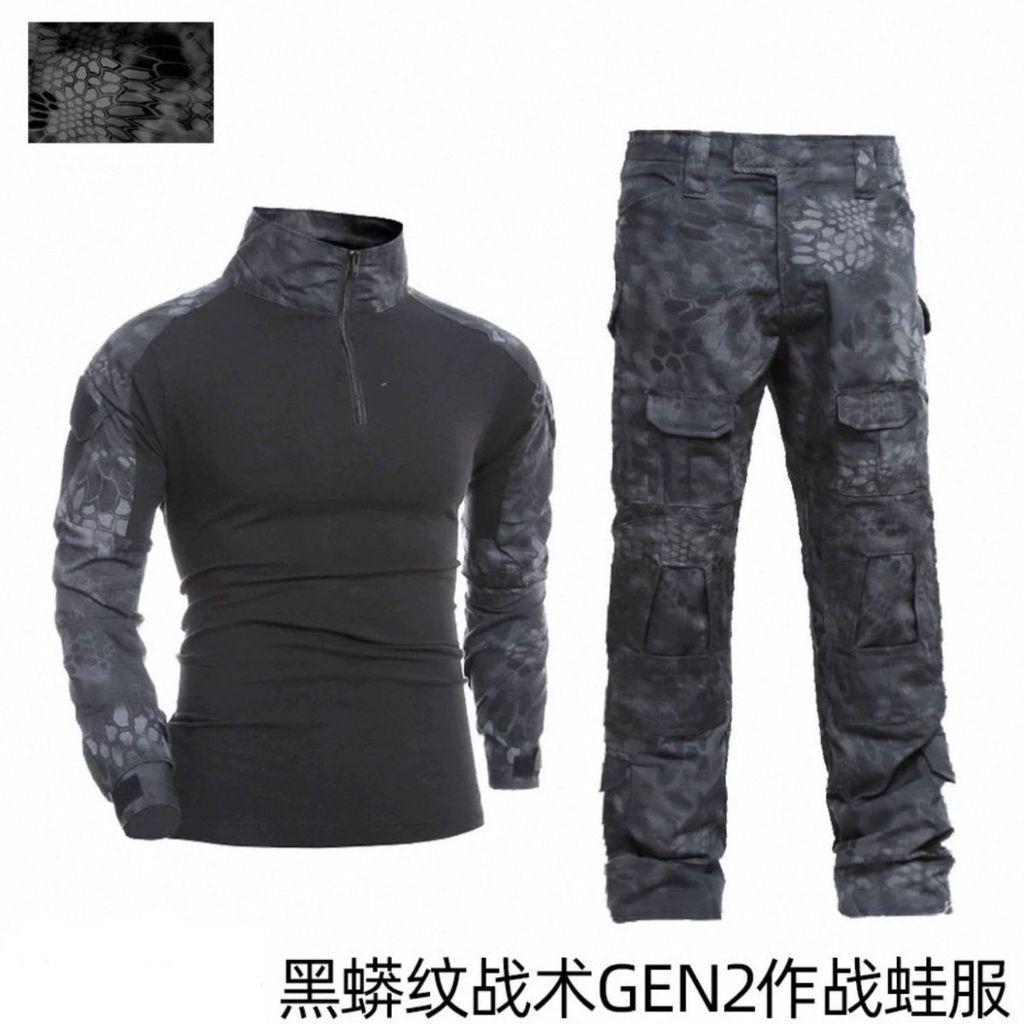 GEN2 TYPHON KRYPTEK Frog Suit ลายพิทบูลดำ สไตล์ตากเพื่อนำเข้า