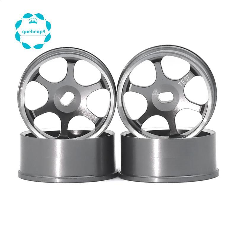 [Fast Q9]4pcs RC รถ Drift ยางโลหะล้อ Hub สําหรับ 1/28 MINI-Z MINI-Q GLA IW04 RC รถอะไหล่อัพเกรด