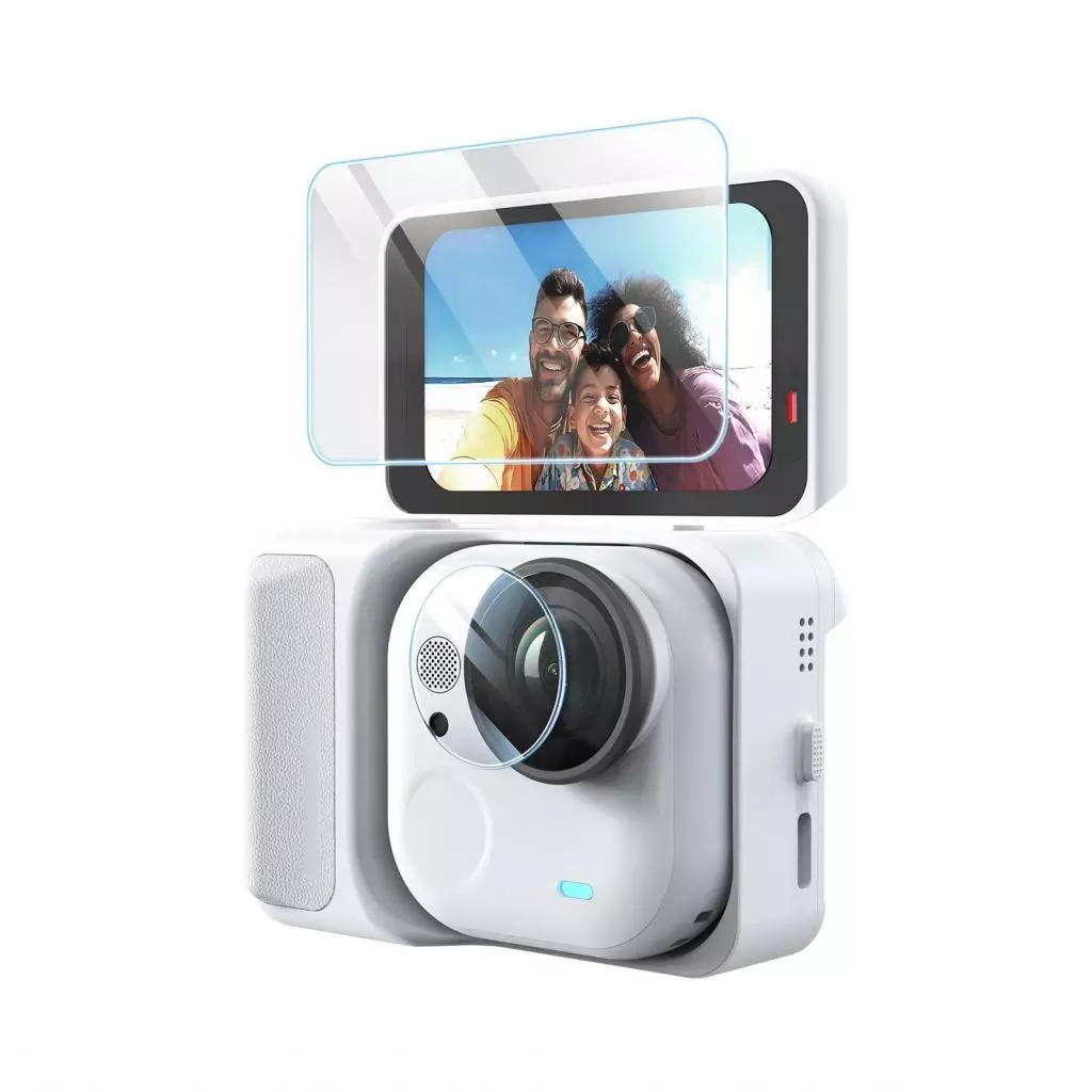 กระจกนิรภัยกันรอยหน้าจอและเลนส์กล้อง AMagisn สำหรับ Insta360 GO thumbnail 6