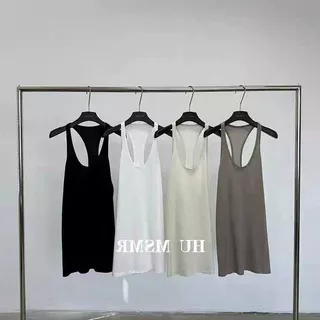 (M-3XL) เสื้อกล้ามแขนกุดสไตล์กีฬาสำหรับฤดูร้อน ออกแบบเรียบง่าย มีไซส์ใหญ่ให้เลือก เหมาะสำหรับผู้หญิง เสื้อกล้ามสายเดี่ยวทรงหลวม สีพื้น ดีไซน์หลังเปิด สไตล์สปอร์ต ไม่มีแขน ใส่สบาย ยืดหยุ่น รองรับไซส์ใหญ่ ถึง300ปอนด์ เหมาะใส่ออกไปข้างนอก ออกกำลังกาย ฟิตเนส