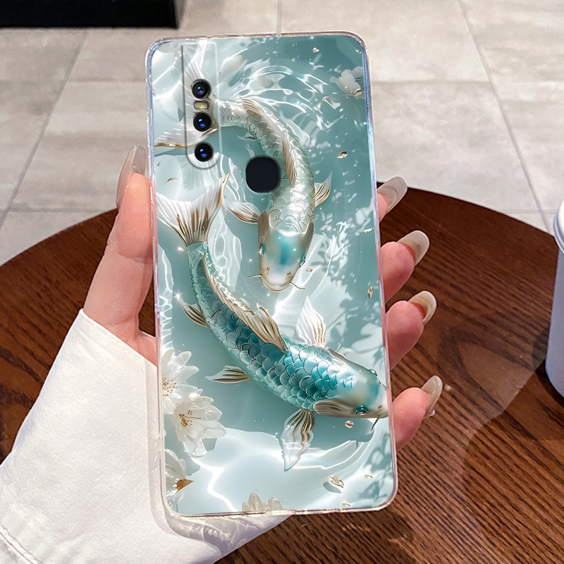 สําหรับVivo 1819 V15 1818 V15 Proเคสโทรศัพท์หรูหราน่ารักรักกระต่ายตลกซิลิโคนใสนุ่มTPUปกหลังสําหรับVivo V 15 ปลอก ราคา ถูกที่สุด โปรบีเคเค แกลเลอรีภาพที่ 2