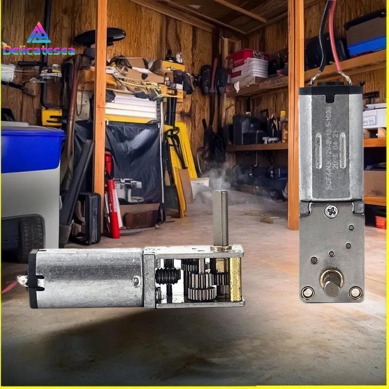 [Delicatesea] 1 ชิ้น DC 3V-6V 5V 10RPM ความเร็วช้ามอเตอร์ลดแรงบิดขนาดใหญ่มุมขวา D-shaft รถหุ่นยนต์ Mini N30 โลหะเต็มรูปแบบเกียร์มอเตอร์ใหม่