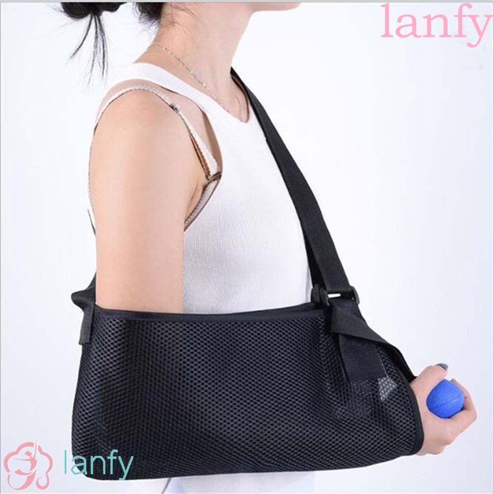 LANFY ไหล่ Immobiliser ปรับ Rotator Cuff อุปกรณ์แตกหักข้อมือปลายแขนสายคล้องไหล่