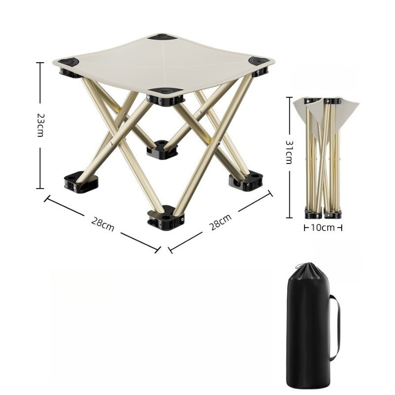 New Creative Outdoor Maza Foldable Stool Portable Fishing Chair Lightweight Folding Chair Camping Ch