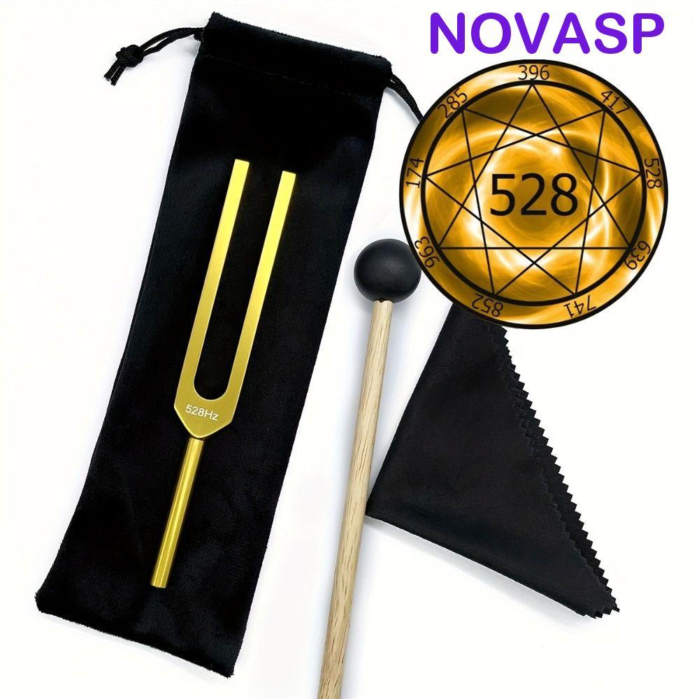 NOVASP Bio-Acostic Tuning Fork, Ergonomic 528Hz Tuning Fork Set, Sound Vibration Tools เครื่องมือโยค