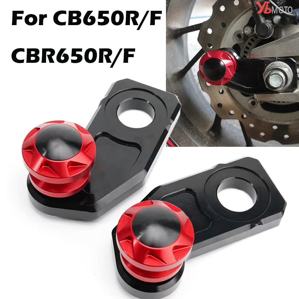 Dสำหรับ Honda CBR650R CB650R CBR650F CB650F CBR 650R/650F CB 650R/650F โซ่ปรับกรอบรูป Swingarm Spool