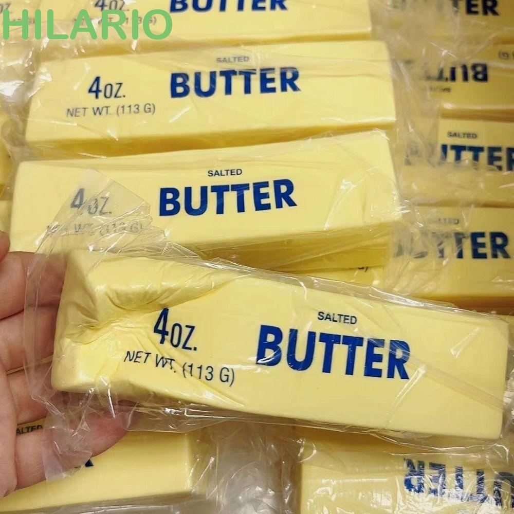 HILARIO Butter Stick ของเล่นบีบ, ของขวัญผ่อนคลาย Anti Stress Soft Slow Rebound Butter Stick,ความวิตกกังวลบรรเทา Release Hand Elastic ยืดสมจริง Butter Sticks สําหรับ