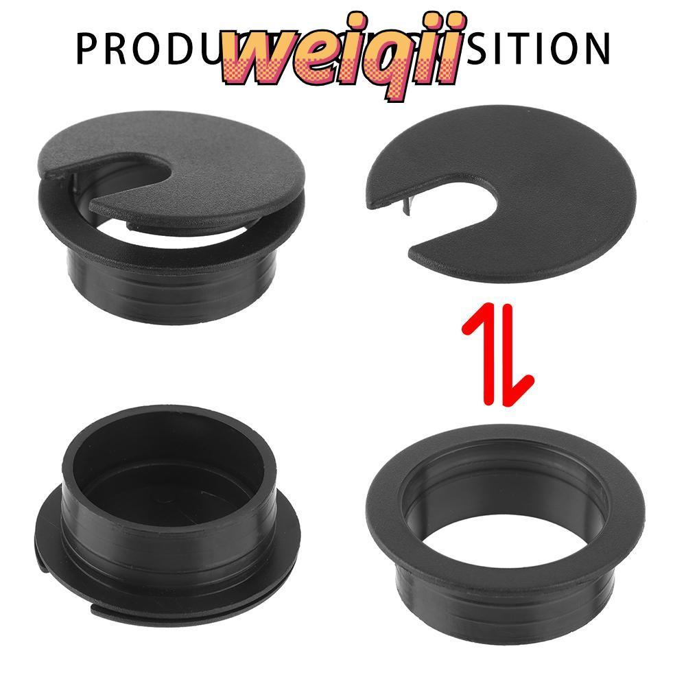 WEIQII 35/50 มม.คอมพิวเตอร์Grommet Tidy Cable Clamp Buckle Line Office Line Box