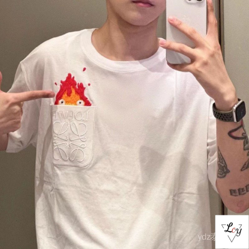 เสื้อยืดไซส์ใหญ่สำหรับคู่รัก แขนสั้น ทรงหลวม ลายสไตล์อุตสาหกรรม ทันสมัยและใช้งานได้หลากหลาย เหมาะสำหรับทุกเพศ เหมาะสำหรับการเดินทางในชีวิตประจำวันและการสวมใส่ลำลอง