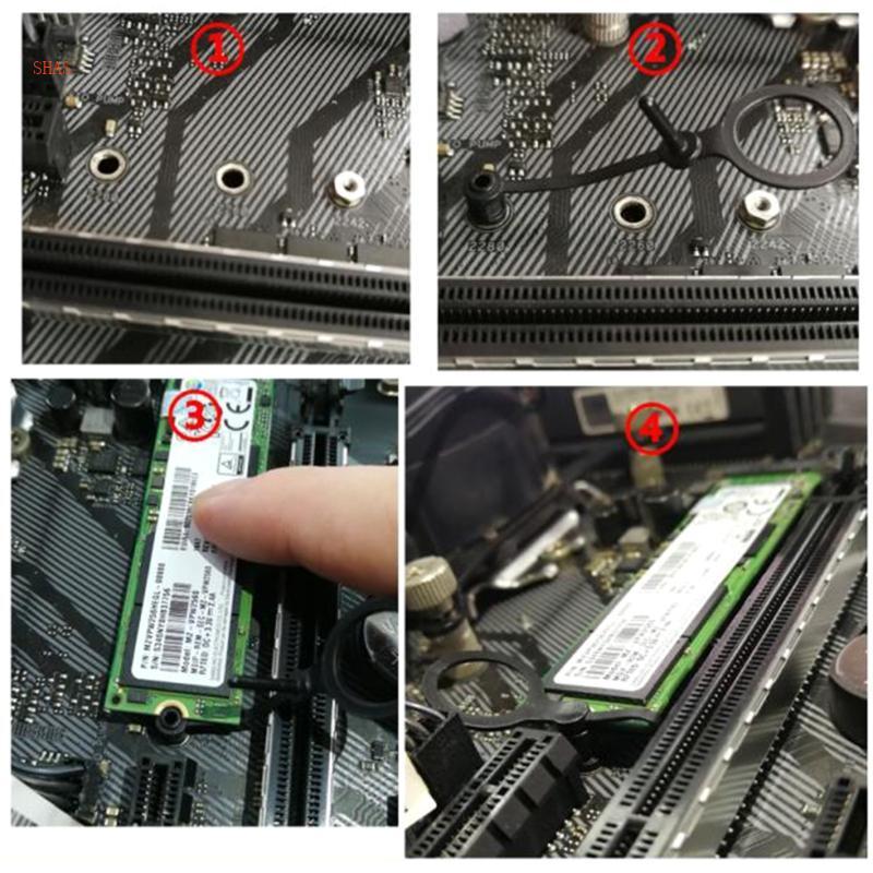 Shas สําหรับ M 2 SSD ไนลอน Fasterner สําหรับ H310 B360 B365 H410 เมนบอร์ด Fasterner