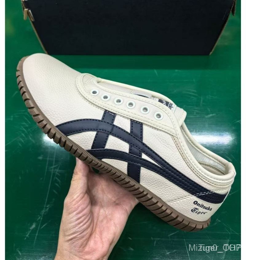 Onitsuka TIGER TSUNAHKI SLIP-ON รองเท้าลําลอง รองเท้ากีฬา รองเท้าผู้ชาย รองเท้าผู้หญิง รองเท้าเสือ #