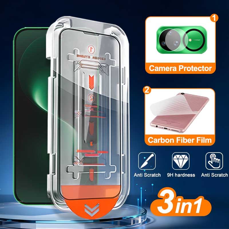 3 in 1 Huawei Nova 15 Ultra กระจกนิรภัยสําหรับ Huawei Nova 15 Pro 14i 9 SE 13i Honor X9d X5C X7C X9C