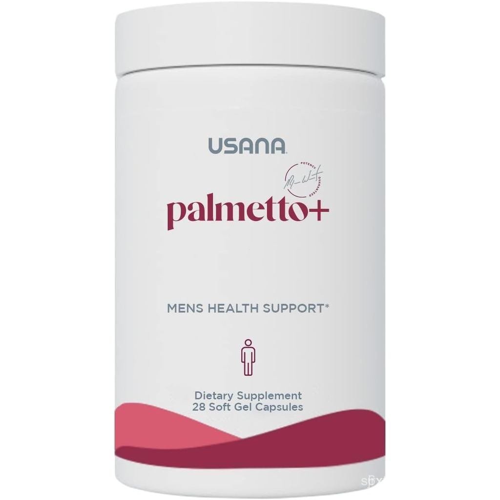 USANA Palmetto Plus Saw Palmetto Prostate อาหารเสริมสําหรับผู้ชาย - (บรรจุละ 28 แคปซูล) - ขนาดเสิร์ฟ