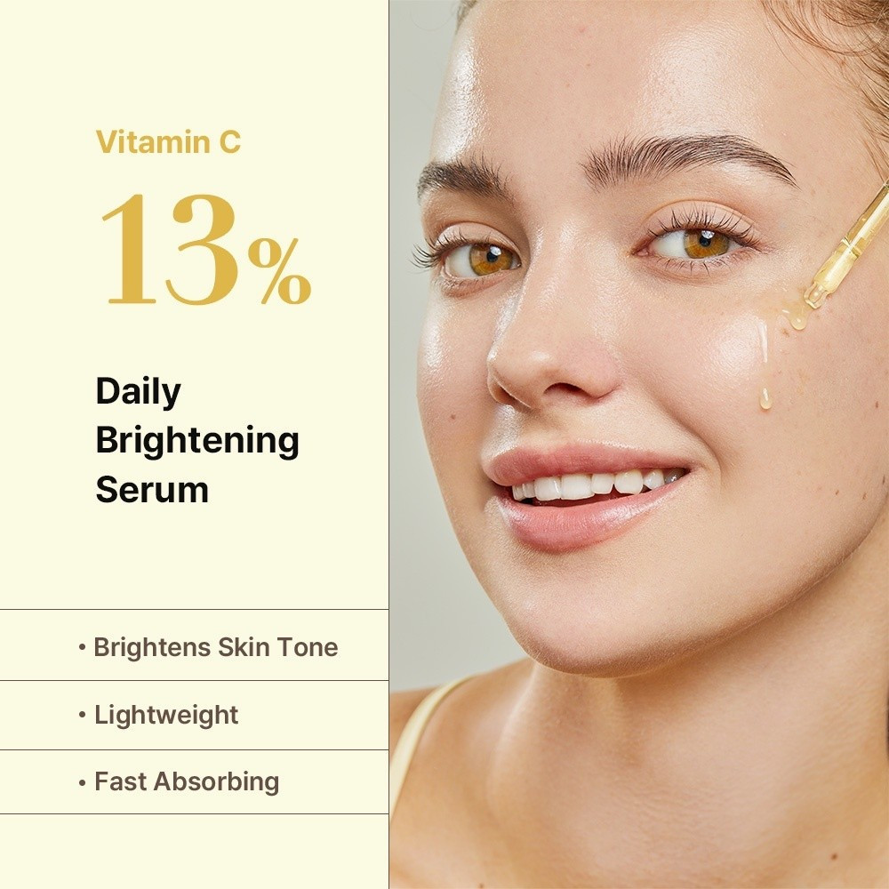 [COSRX] วิตามินซีบริสุทธิ์ 13%, Daily Mild Brightening Serum 20ml, น้ําหนักเบา, ซึมซาบเร็ว, ให้ความชุ่มชื้น, สารต้านอนุมูลอิสระอันทรงพลัง ราคา ถูกที่สุด ดีลบีเคเค แกลเลอรีภาพที่ 6