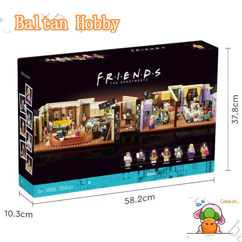 DADA Hobby DH4X ใช้งานร่วมกับ 10292 The Friends Apartments Building blocks EQ1