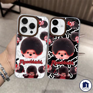 การ์ตูนคู่รักน่ารัก มอนชิชิ นุ่มนิ่ม เคส Oppo A6 A5 A3 X Pro A60 A18 A79 A78 A38 A17 A78 A16 A57 A35 A54 A9 A36 A58 A53