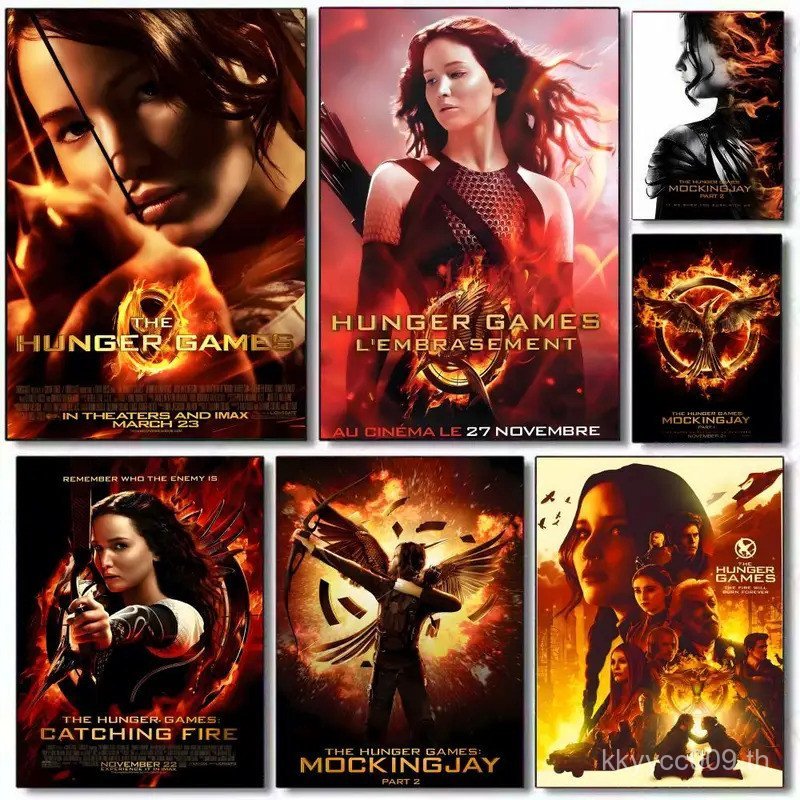 Hot T-The Hunger เกมภาพวาดภาพยนตร์การประดิษฐ์ตัวอักษรผ้าใบ HD โปสเตอร์ Wall Art ภายในห้องโถงตกแต่งบ้