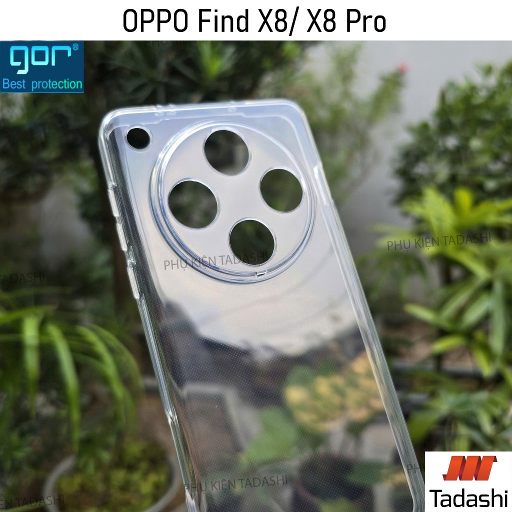 OPPO Find X8/ Find X8 Pro, Find X8 Ultra/ Find X8s/ X8s+ เคสยืดหยุ่นโปร่งใสเหมาะกับการปกป้องกล้อง - 