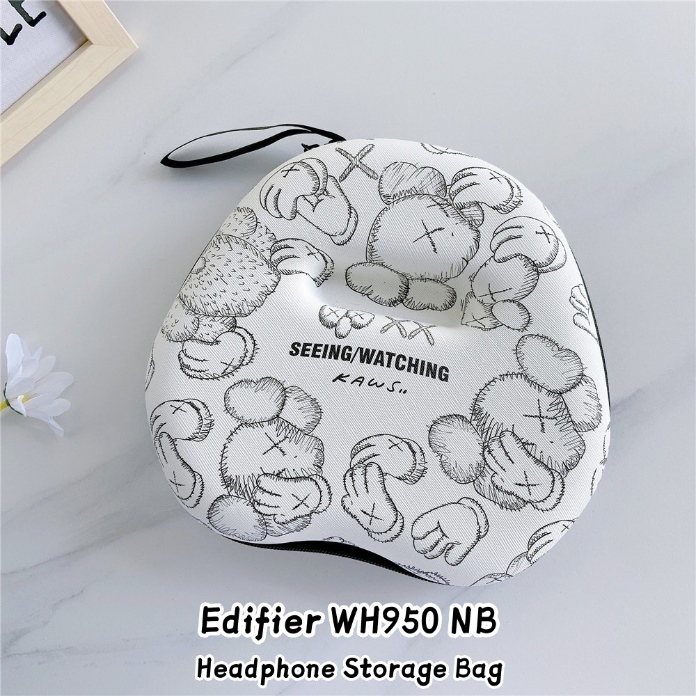 สําหรับ Edifier WH950 NB เคสหูฟังคู่ลายน่ารักชุดหูฟังแผ่นรองหูฟังกระเป๋าเก็บปลอกกล่อง