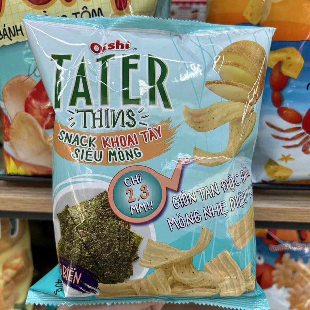 Glutton Puffed Potato Flavour oishi0g ชิ้น Shanghaojia นําเข้าถุงแตงกวาของว่างสบายๆกรอบ