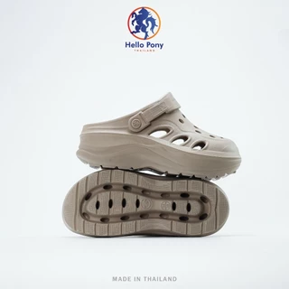 Hello Pony รุ่น MHM4016 รองเท้าแบน รองเท้าแตะนอกบ้าน EVA กันลื่น น้ำหนักเบา ใส่สบาย เพื่อการสวมใส่ที่สบายตลอดวัน
