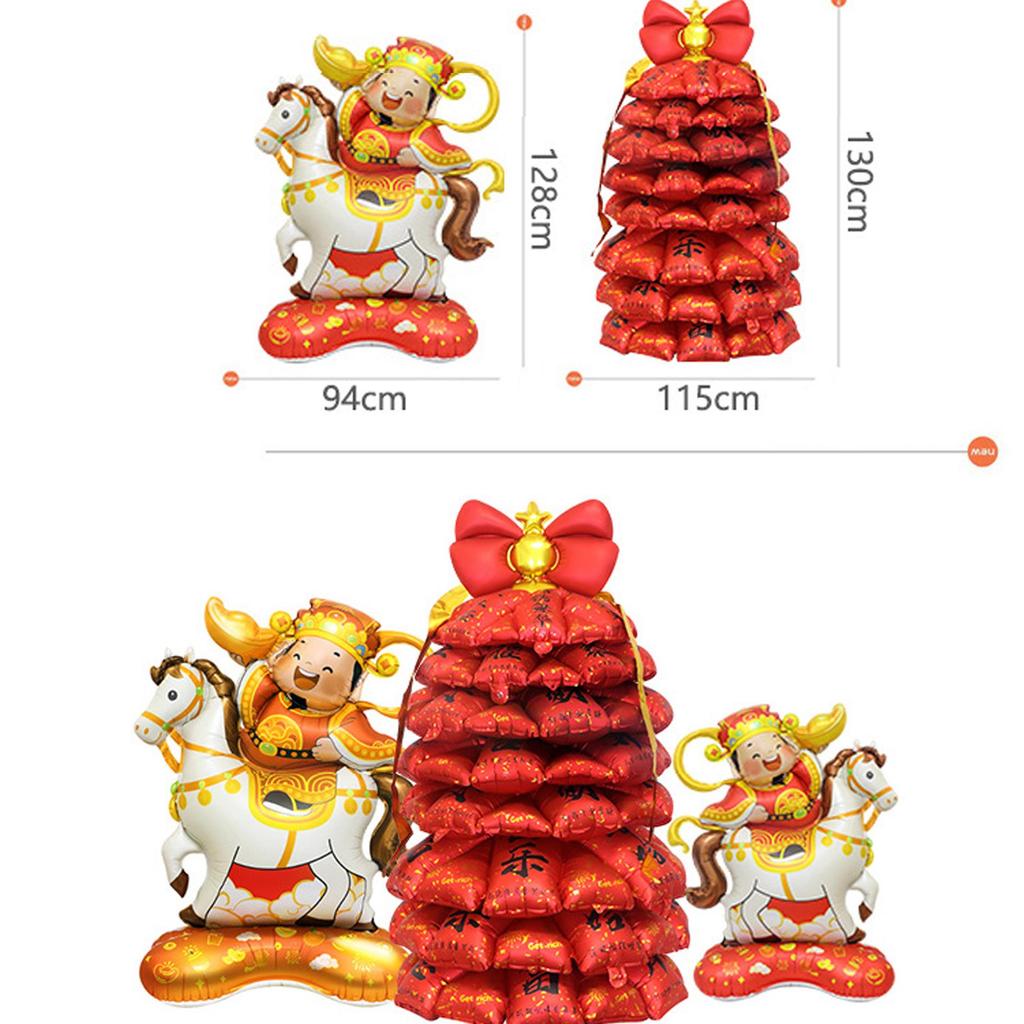 Chinese New Year Decoration Balloons ของตกแต่งวันตรุษจีน อุปกรณ์ประกอบฉากถ่ายรูป ของเล่น ลูกโป่ง ลูกโป่งปีใหม่ - รูปที่ 6