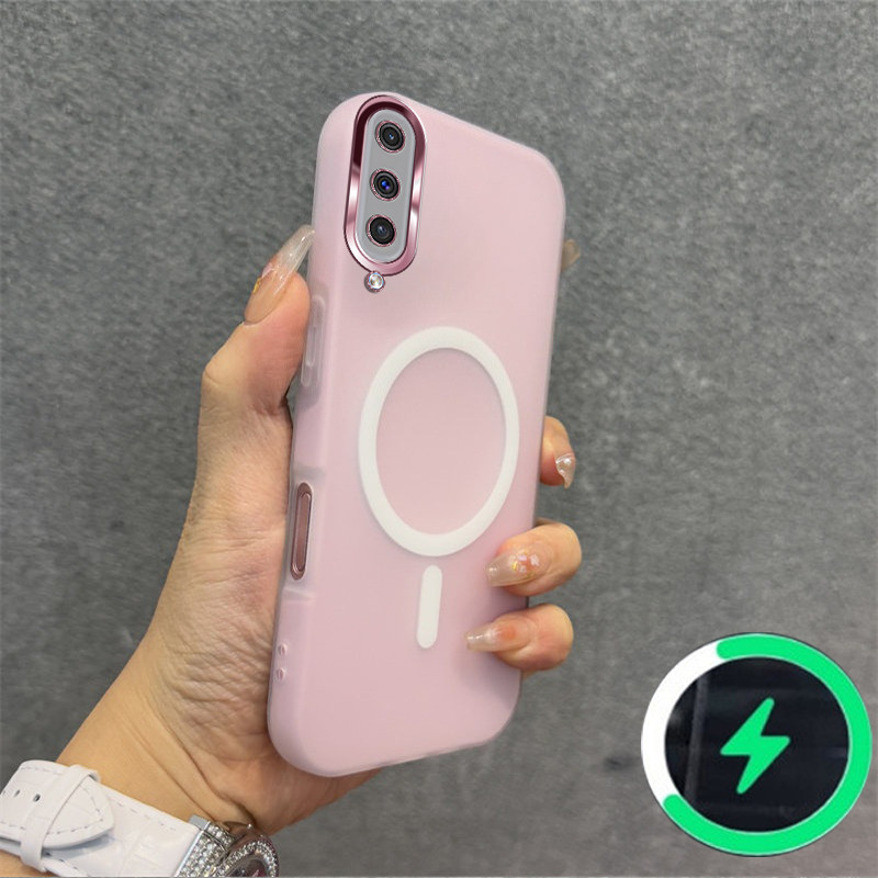 เหมาะสําหรับ Samsung A50 A50S A30S เคสโทรศัพท์ใหม่ jelly Case ไร้สายแม่เหล็ก frosted shell สายรัดข้อมือสร้อยข้อมือ 030 ราคา ถูกที่สุด ดีลบีเคเค แกลเลอรีภาพที่ 7