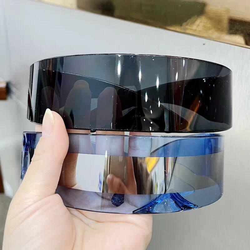 AI live แว่นตา cyberpunk เทคโนโลยีในอนาคตแว่นตา Bar Disco Performance Photo ผู้ชายผู้หญิง live Props