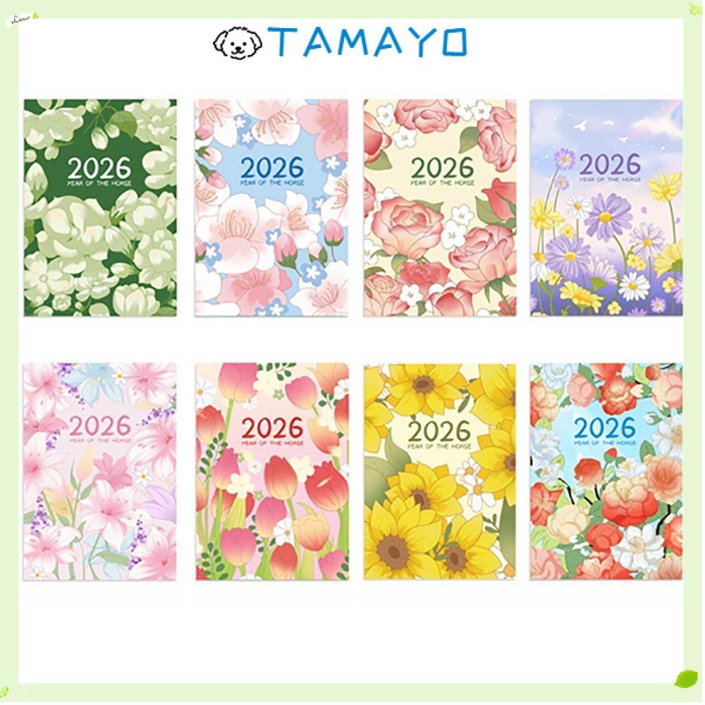 TAMAYO 2026 Schedules Notebook, A4 A5 Work Efficiency Planner Notebook, Efficent Learning Plan Life 