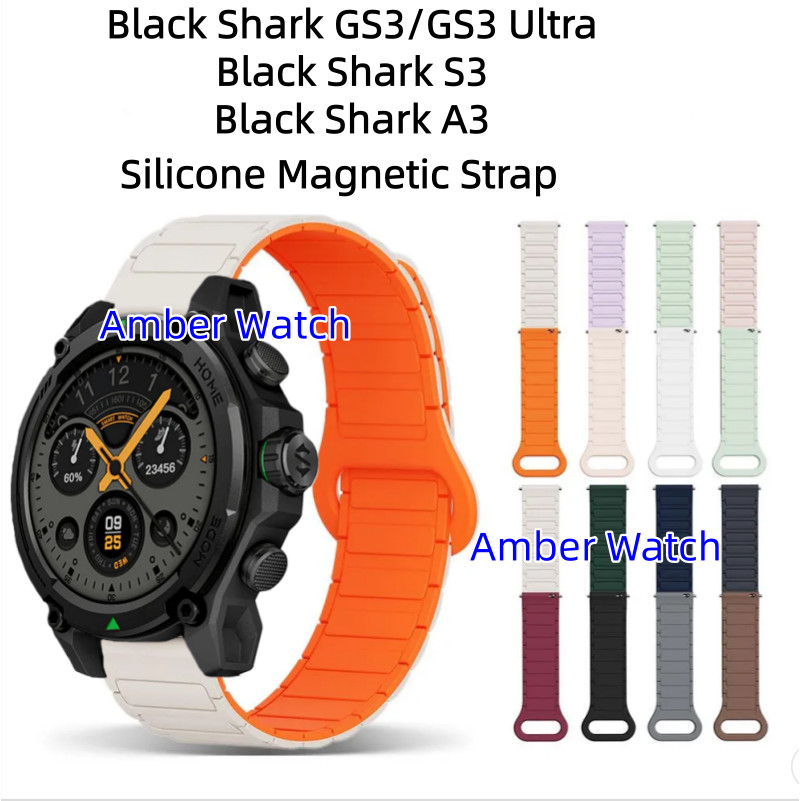 สายรัดแม่เหล็กสําหรับ Black Shark GS3/GS3 Ultra สายนาฬิกา Black Shark S3 สายนาฬิกา Black Shark A3 สา