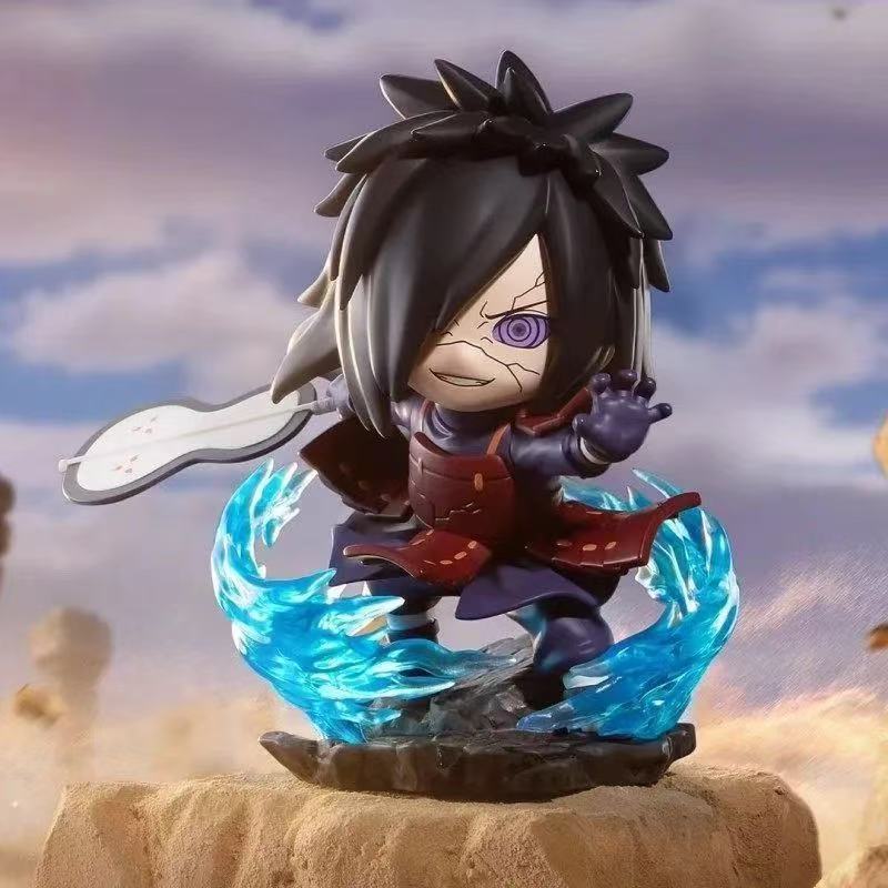 Playism Naruto Shippuden Ultimate Battle Mystery กล่องรูปตุ๊กตาสํานักงานอินเทรนด์เล่นเดสก์ท็อปตกแต่งของขวัญแลกเปลี่ยน