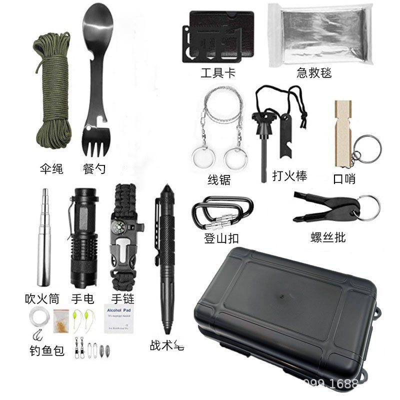 Outdoor Survival Emergency Kit Emergency Set Survival Tool Kit First Aid
