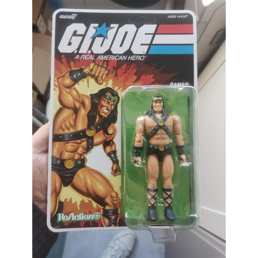 [สต๊อกพร้อม] พระราม ซุปเปอร์7รีแอคชั่นใหม่ + gijoeกองกําลังพิเศษ1: 18 Rubber Band Structure Class gi