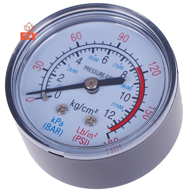 EZY Bar เกจวัดความดันอากาศ 13 มม. 1/4 bsp thread double scale สําหรับ airpressor New