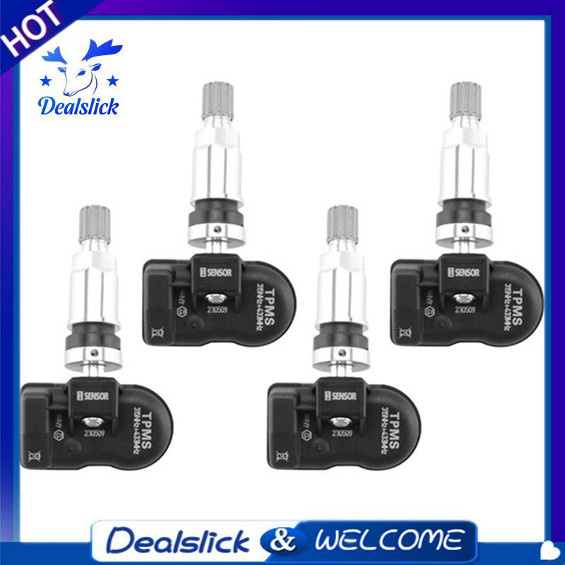 4 ชิ้น TPMS Sensor 433MHz 315MHZ Sensor Universal 2 ใน 1 ยางโปรแกรม TPMS Sensor สําหรับระบบตรวจสอบคว
